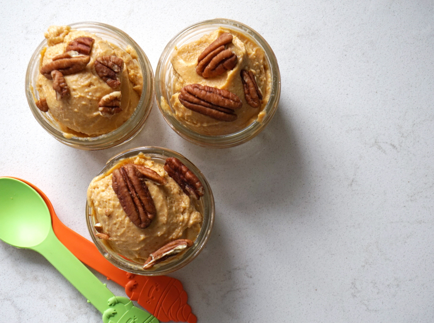 Sweet Potato Ice Cream overhead