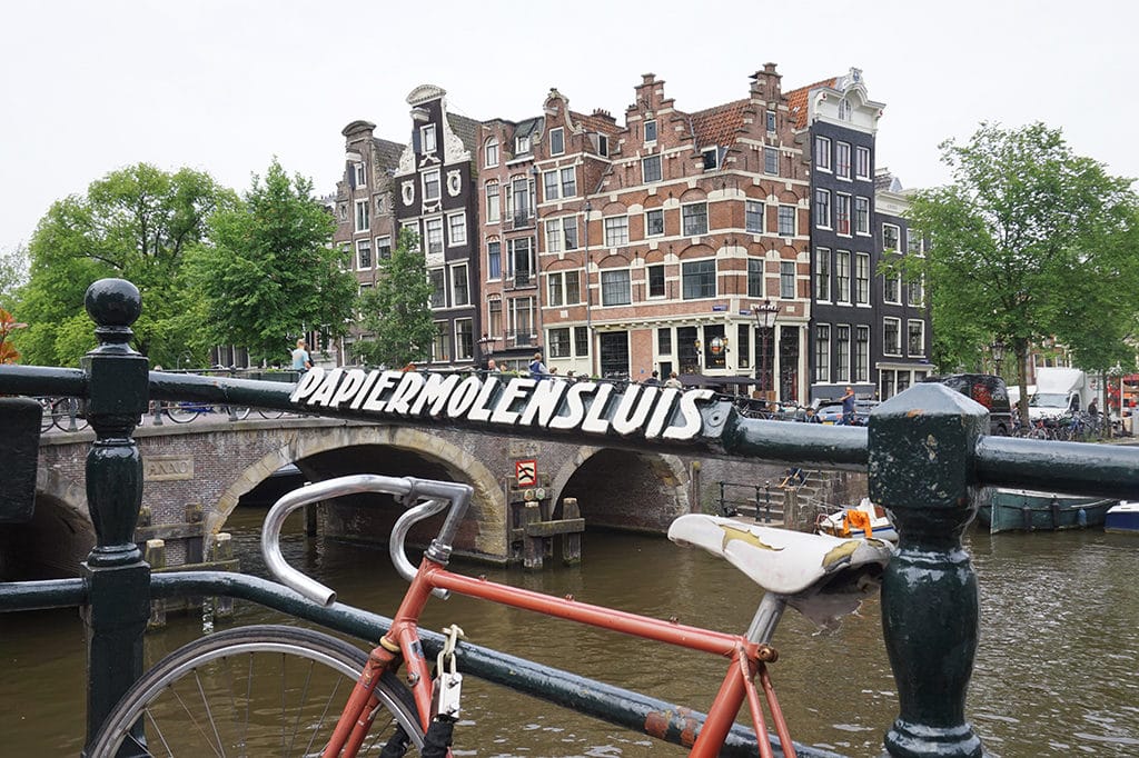Amsterdam Canal with Bike