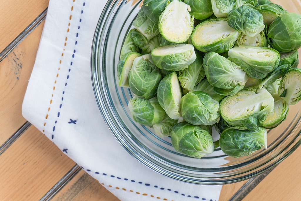 Brussels Sprouts in bowl