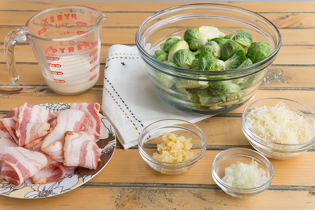 Bacon Brussels Sprouts ingredients