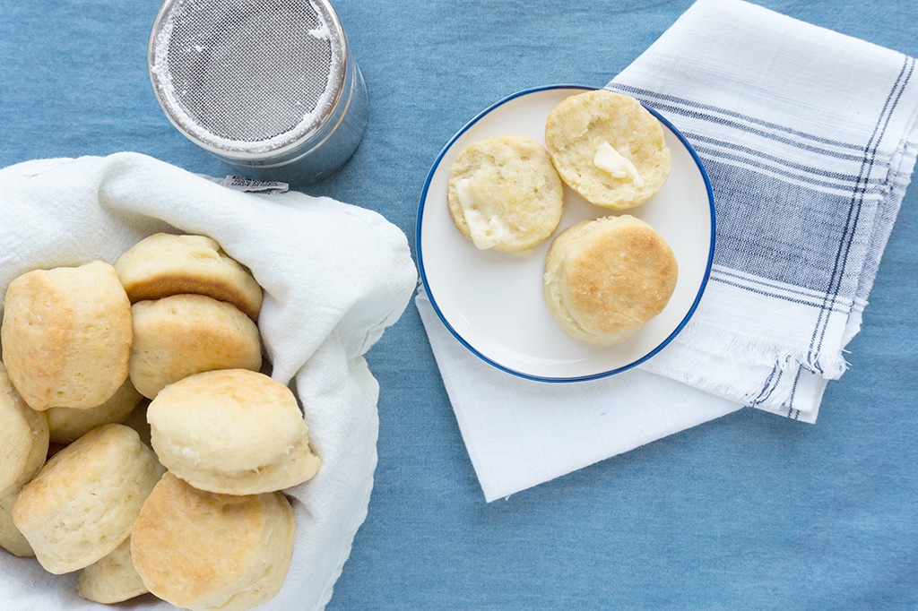 Biscuits in basket