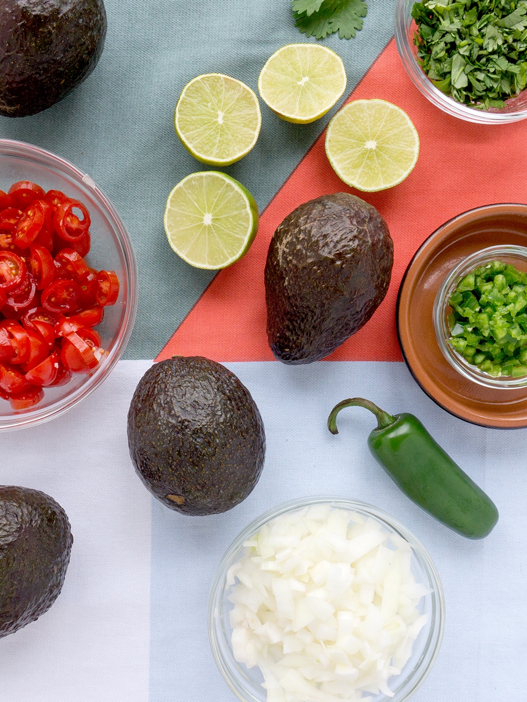 ingredients for guacamole