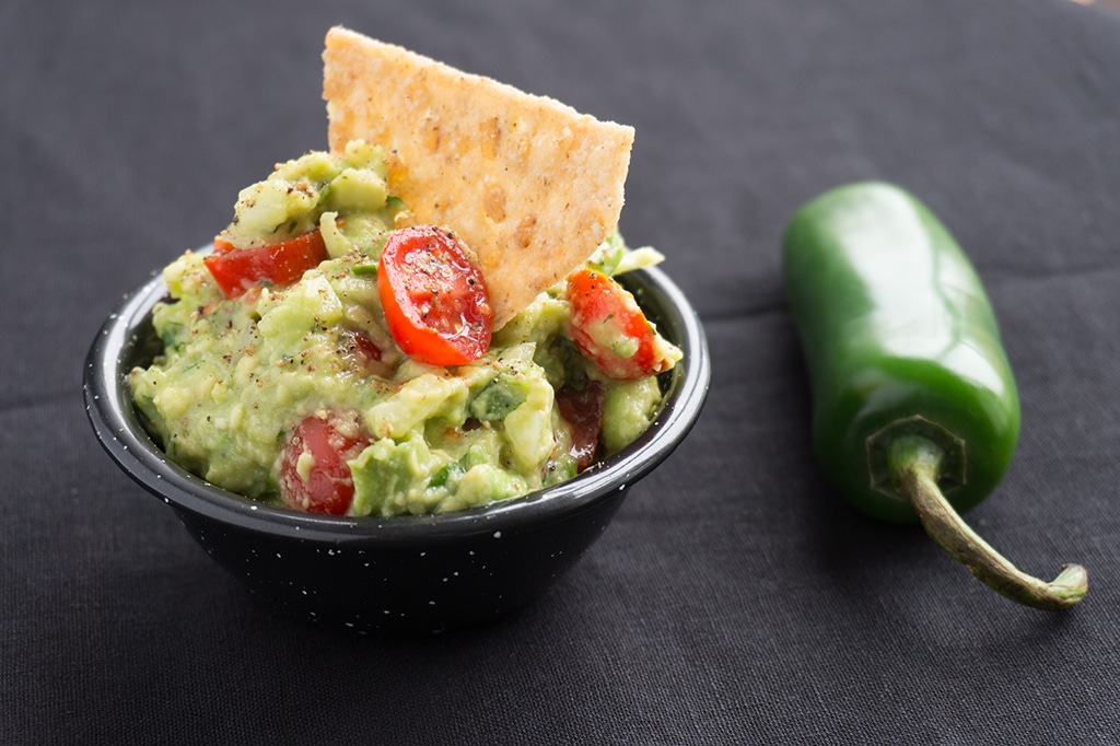 Guacamole in bowl