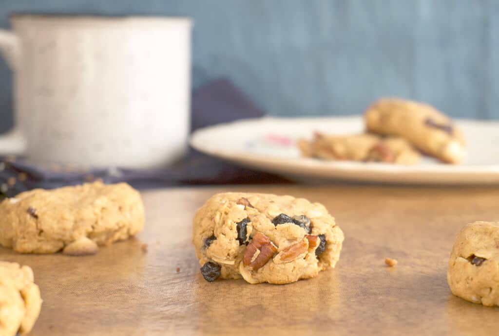 Coconut Cashew Oatmeal Cookies - Vegan + Gluten Free | Recipe at OatandSesame.com