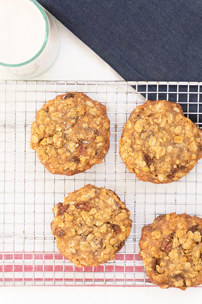 cookies on rack