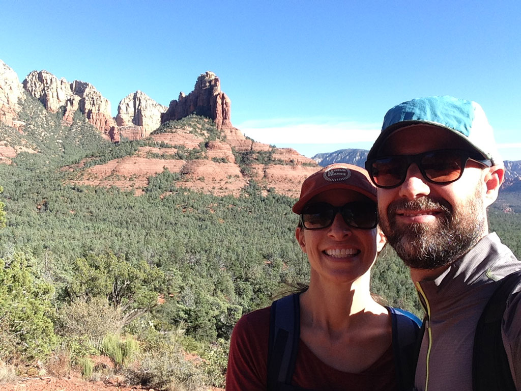 Emily and Jeremy in Sedona