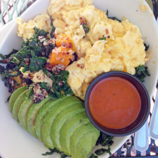 Quinoa Kale Breakfast Bowl at Indian Gardens