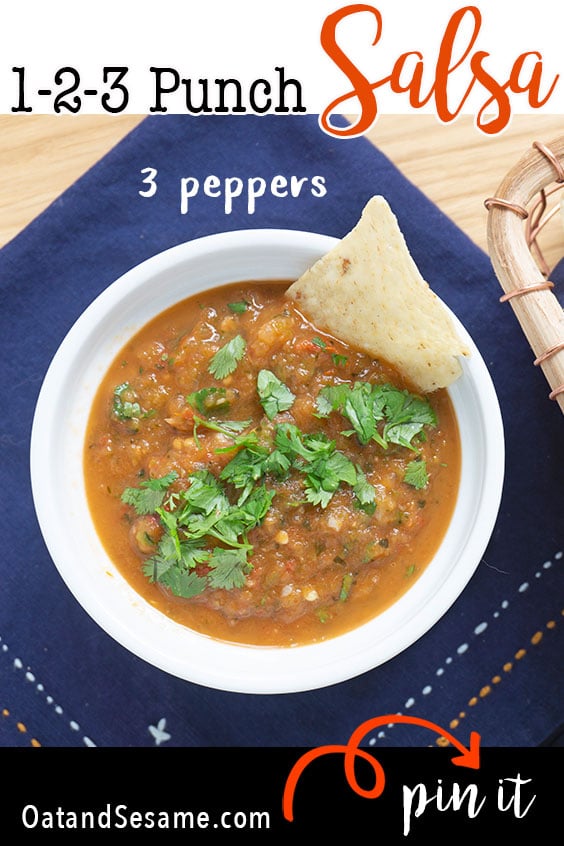 Homemade Salsa in Bowl