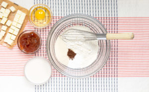 Scone ingredients in bowl - How to make perfect scones