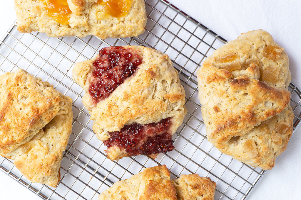 Scones on cooling rack - How to make perfect scones
