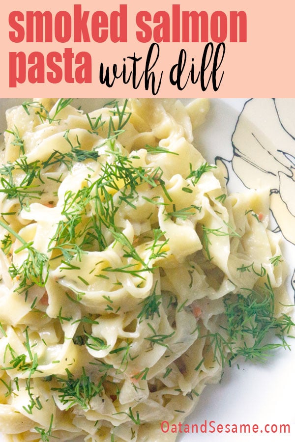 bowl of pasta with dill