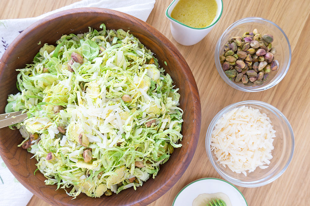 raw brussels sprouts salad