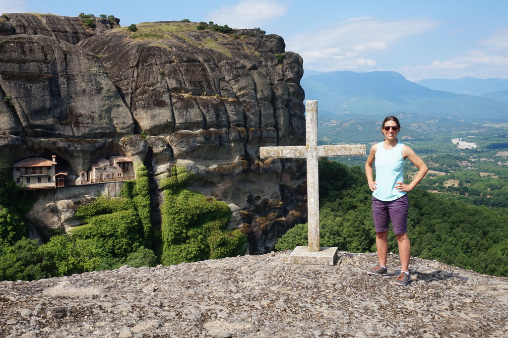 Hiking in Meteora