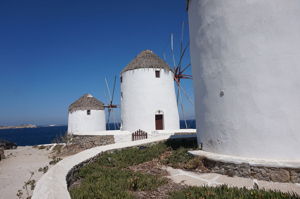 Iconic windmills of Mykonos